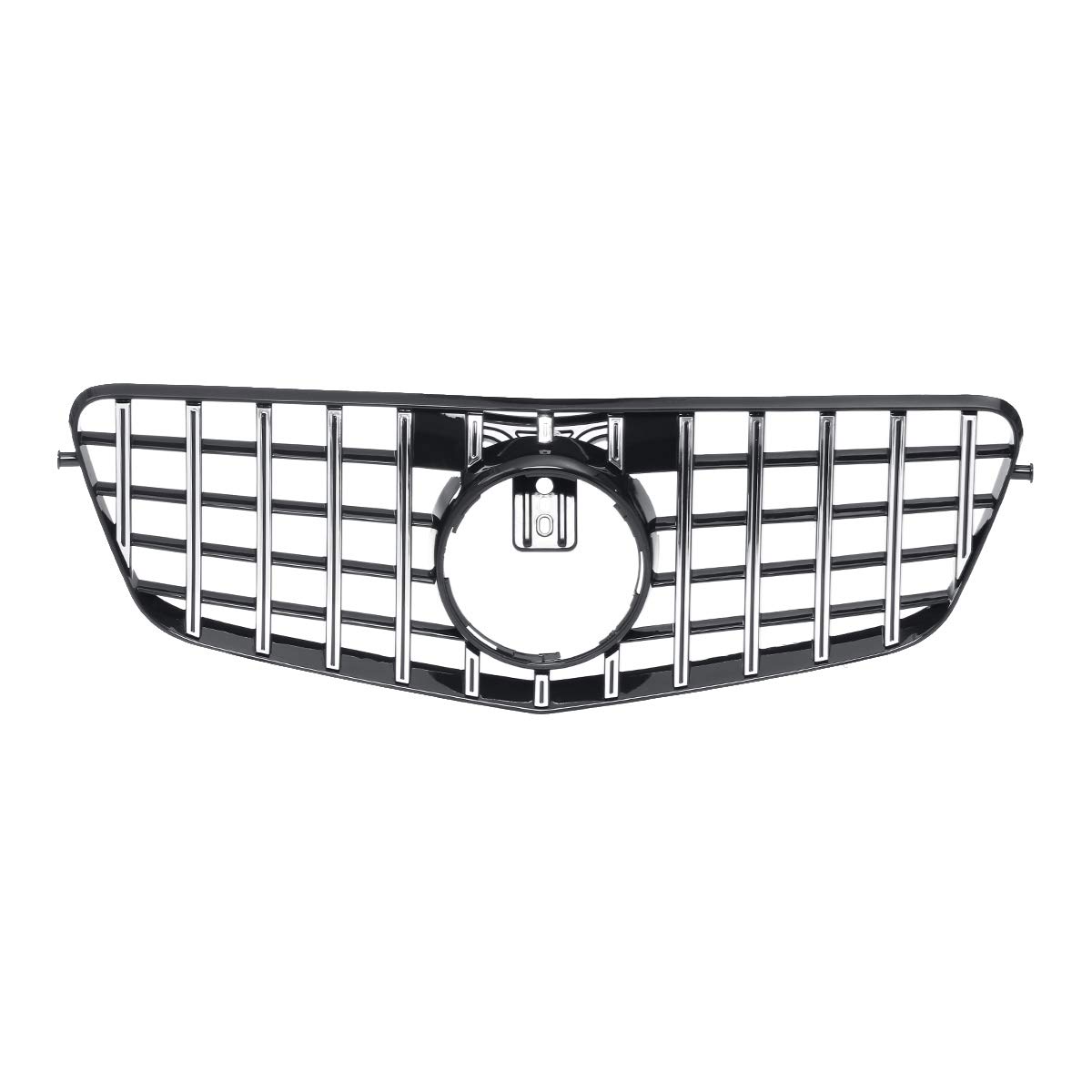 W212 GT Grill GTR Auto Frontstoßstange Grill Kompatibel mit Mercedes Benz E Klasse W212 E200 E300 E350 E500 E550 2010-2013 (Silber) von Generic