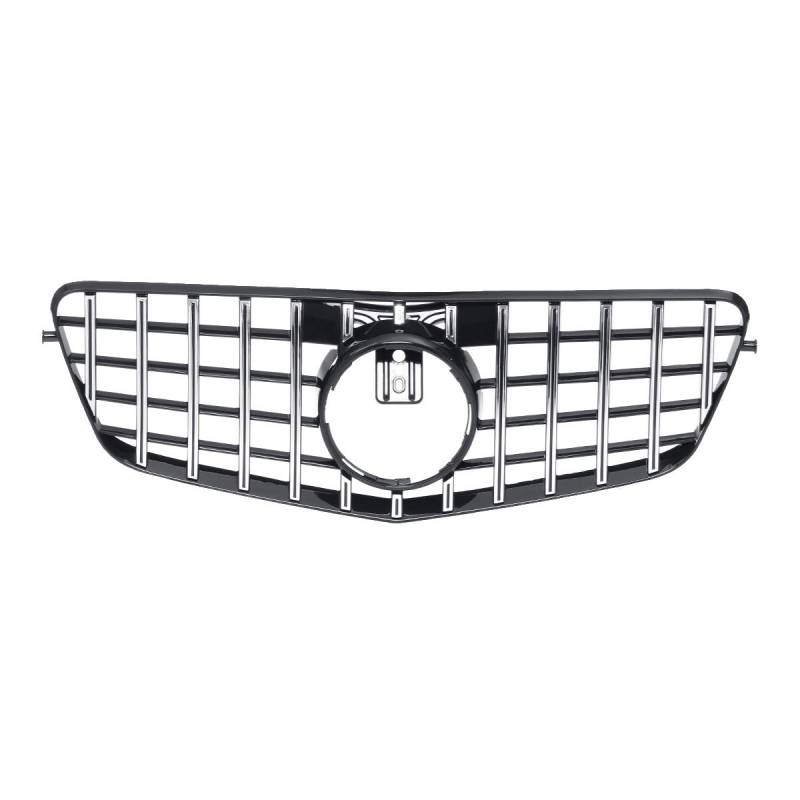 W212 GT Grill GTR Auto Frontstoßstange Grill Kompatibel mit Mercedes Benz E Klasse W212 E200 E300 E350 E500 E550 2010-2013 (Silber) von Generic