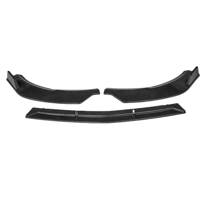 W213 Stoßstangenlippe ABS Auto Frontstoßstange Lippe Deflektor Lippen Diffusor Guard Spoiler Kompatibel mit Mercedes Benz W213 E Klasse E260 E300 2021 (Glänzend Schwarz) von Generic