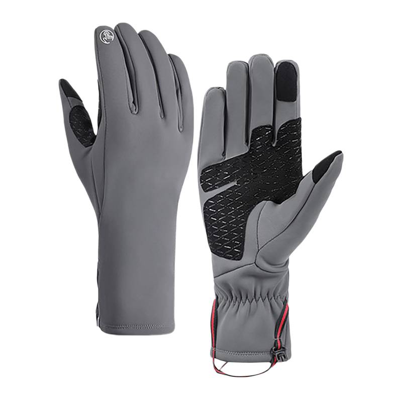 Warme Winter-Fleece-Handschuhe, winddicht und Handschuhe, warme Winter-Screen-Handschuhe für Männer und Frauen FjE702 (B, 25x10.5) von Generic