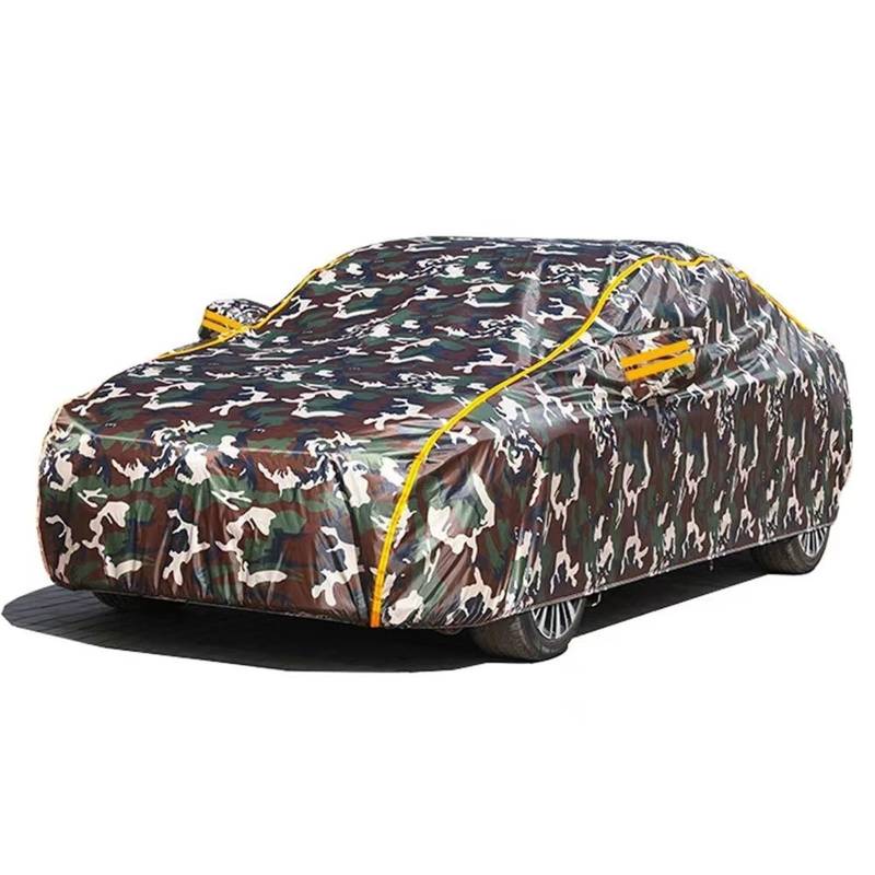 Wasserdichte Autoabdeckung Für Peugeot 206, Autoabdeckung Für Den Außenbereich, Wasserdicht, Atmungsaktiv, Vollständige Autoabdeckung, Schutz Vor Regen, Schnee, Staub Und Sonnenschutz(Camouflage,206(1 von Generic