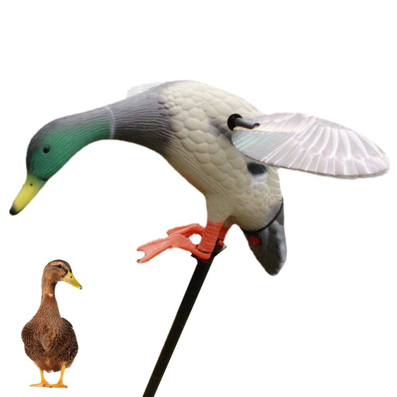 Wing Duck Decoys Flexibler Duck Decoy Wing - Fernbedienung Electric Duck Decoy batteriebetrieben für die schnelle Entenjagd von Generic