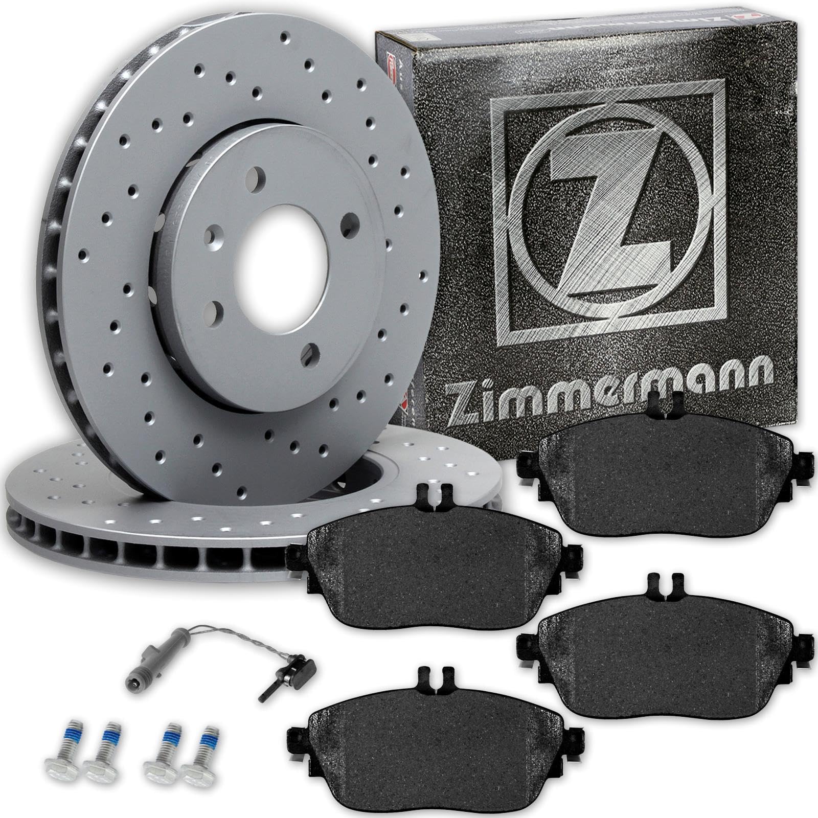 ZIMMERMANN Bremsscheiben + Beläge vorne für CLA C117 X117 + GLA X156 von Generic
