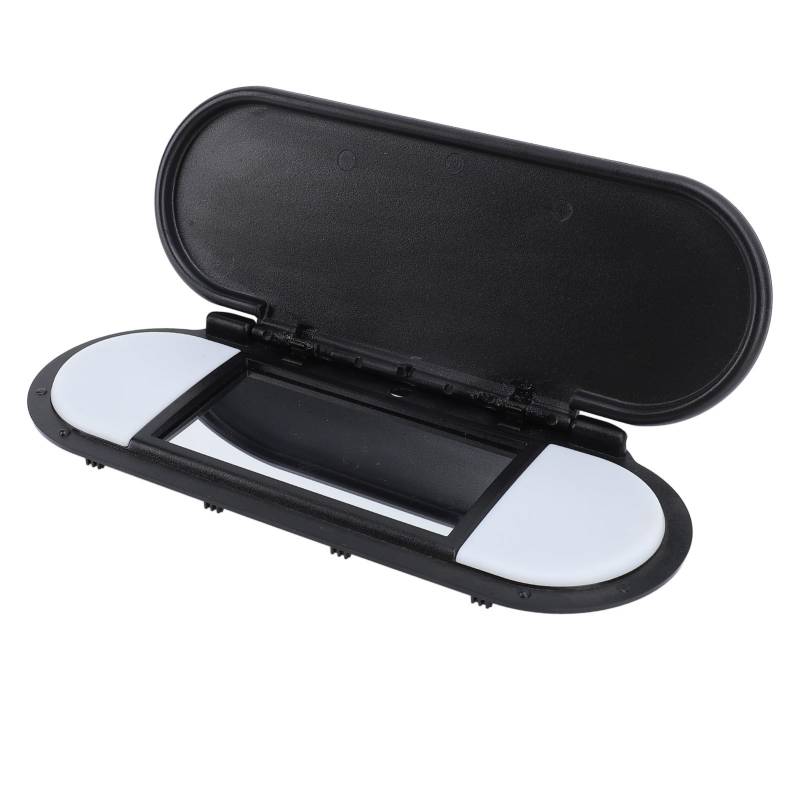 Zuverlässige 51167342194 Sonnenblende-Make-up-Sonnenschutz-Spiegelabdeckung, Hochfeste Sonnenschutz-Kosmetikspiegelabdeckung für F54 F55 F56 F60 2015 Bis 2022 (Black) von Generic