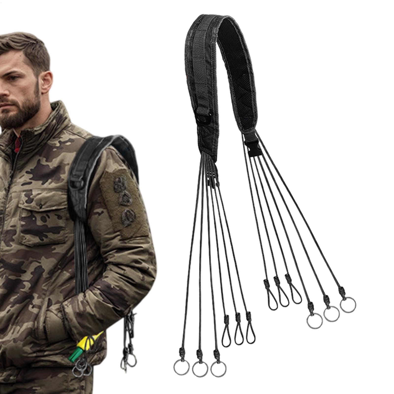 Entenleine für Wasservögel, Entenhalter für Wasservögel, Paracord für Entenruf im Freien, Outdoor-Ausrüstung mit Metallschnalle für echte Enten, Ardi von Genérico