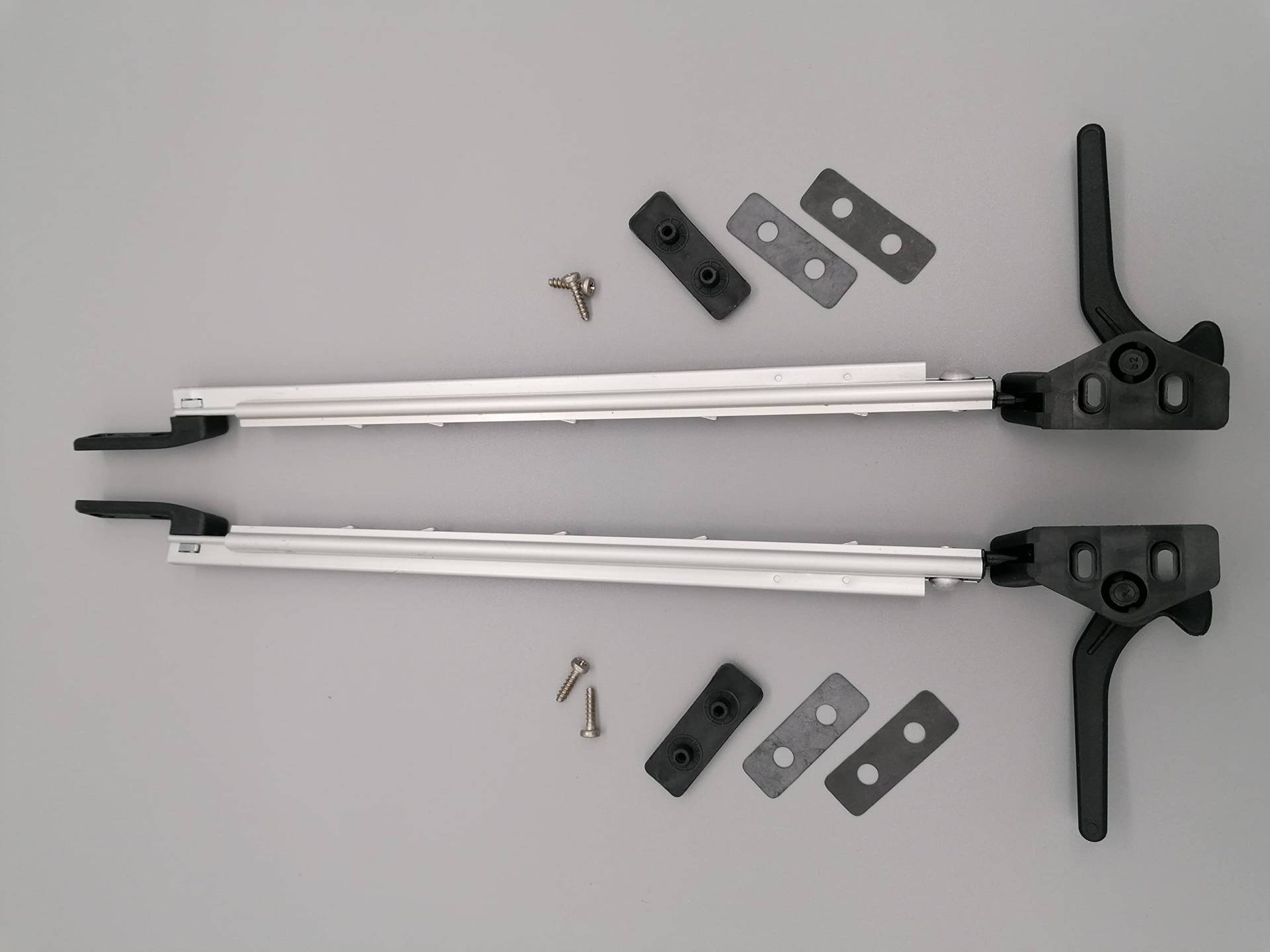 CR-MOESANCO® Kompass-Set rechts + Links für Wohnwagen 23 cm, Arm für Wohnmobil-Fensterrückhaltestütze 230 mm Hebestütze von CR-MOESANCO