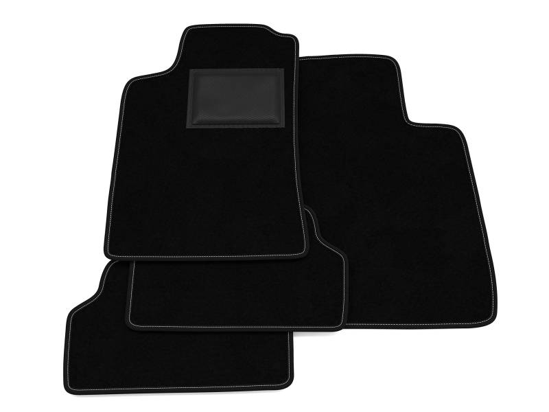 Fußmatten kompatibel mit Renault Megane 1 - Cabrio 1997-2003 ohne Dekoration, personalisierbares Fußmatten-Set, Teppich-Set, Autoteppich von Generico