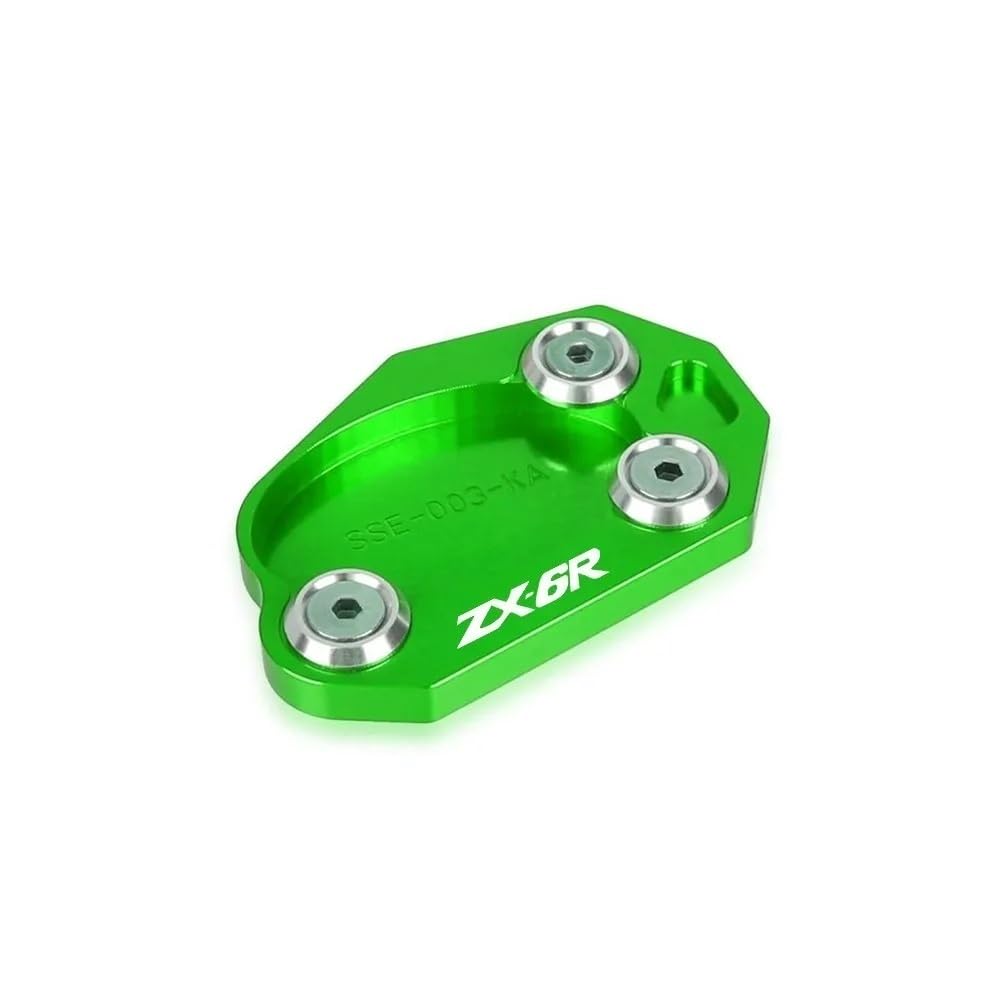 Motorrad-Stützpolster, Motorrad-Fußplatten-Pad, Motorrad-Seitenständer, vergrößern Fußpolster für K&awasaki ZX6R ZX-6R ZX6 R ZX 6R 2008-2023 2022 2021 von Genérico