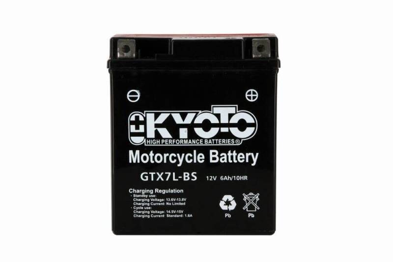 Motorradbatterie Kyoto GTX7L - BS einsatzbereit - Maße: 11,4 x 7,1 x 13,1 cm für HONDA CRF250L 250 2013-2019 von Generico