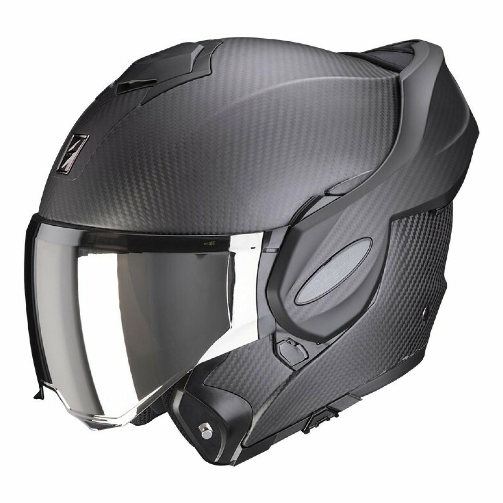 Scorpion Exo-Tech Evo Carbon Solid Flip Back Modularhelm (XL) von Generico