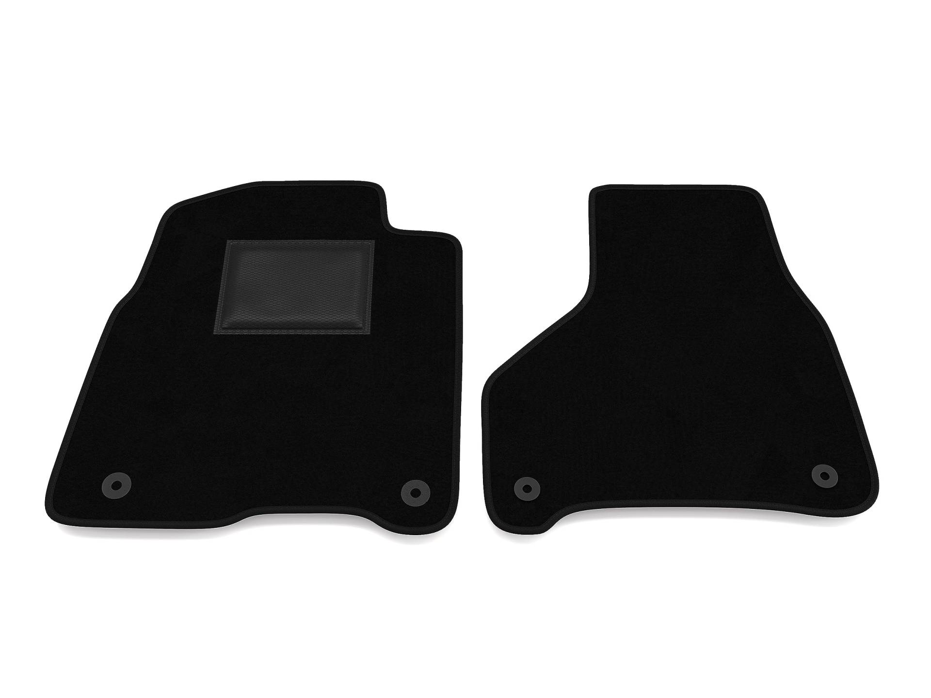 Velours Fußmatten kompatibel mit Dodge RAM 1500 - Einzelkabine 2009-2022 Individuelle Automatten Kit Fußmatten Set Velours Autoteppich von Generico