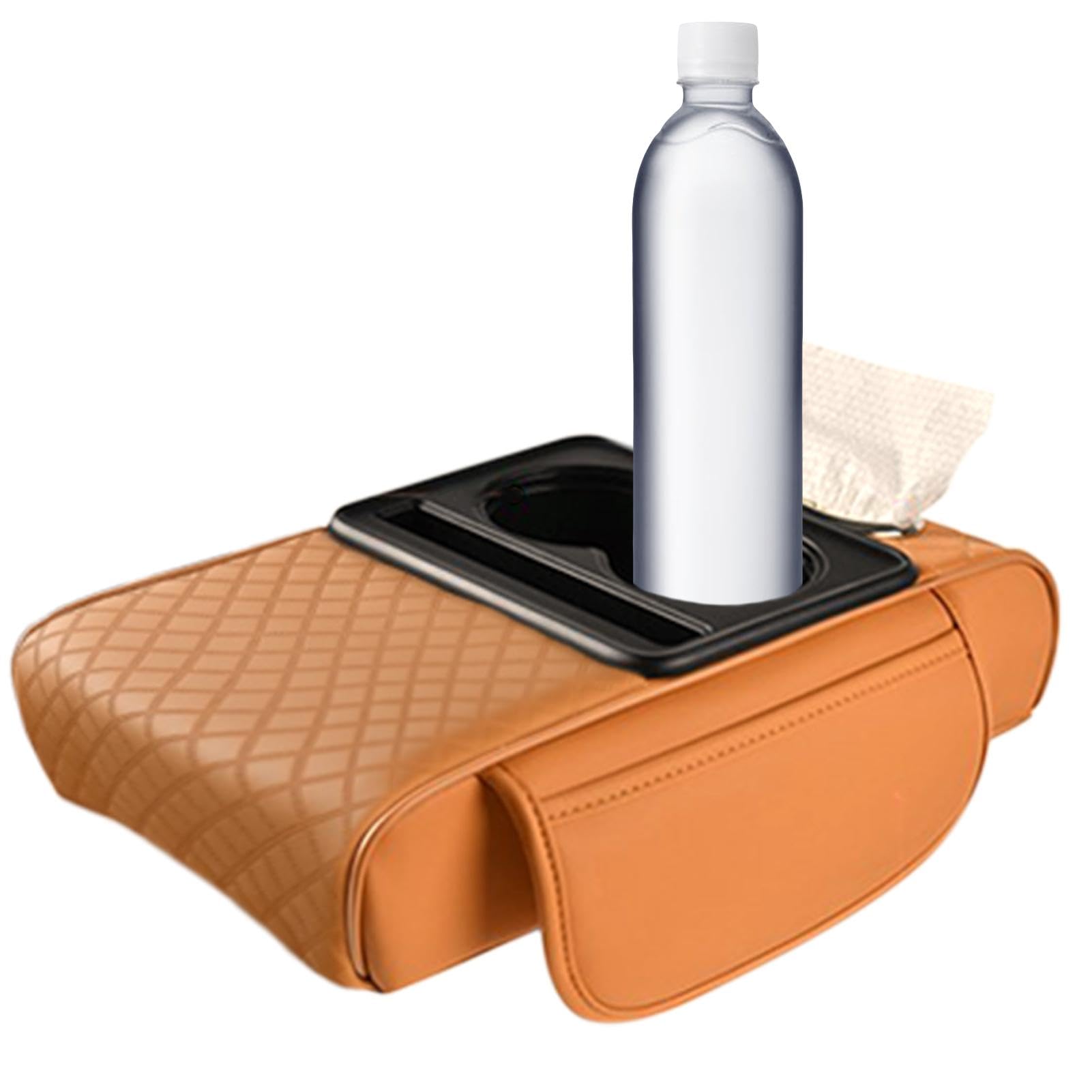 Aufbewahrungsbox für die Armrest Storage Box mit Cup-Halter, vielseitiger Armrest für SUVs und Trucks, effiziente Aufbewahrungslösung für bequemen Zugriff auf Essentials während des Fahrens von Générique