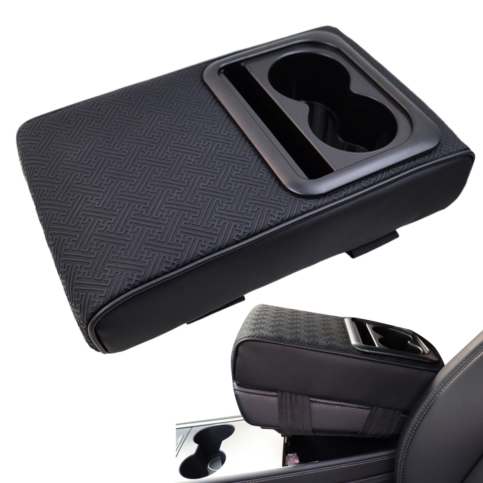 Auto-Armrest Box, Elbow Comfort Pad, Center Console Cushion, Armrest Cushion Pillow, Auto Armrest Cushion Protection Pad, Soft Console Cushion Pillow for Vehicle Elbow Comfort and Support von Générique