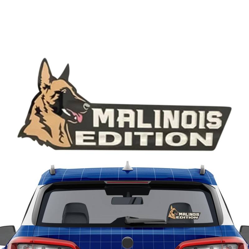 Auto Badge Hund Edition Auto Aufkleber Lustige Hund Auto Aufkleber - 3D Hunde Abzeichen | Auto Aufkleber Auto Abziehbilder Acryl Auto Abzeichen Aufkleber von Générique