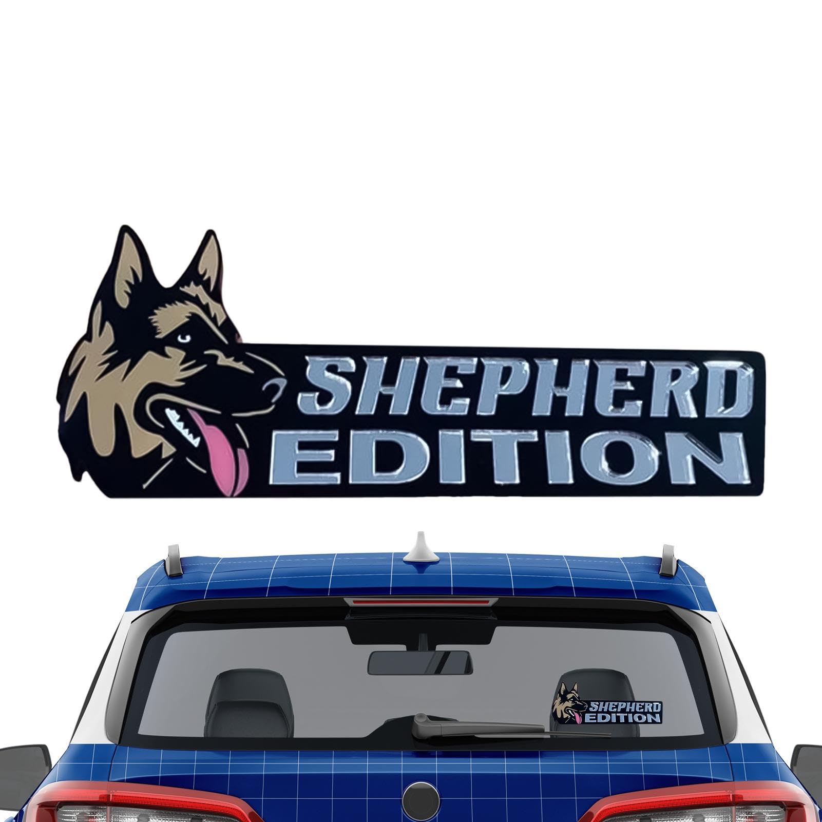 Auto Badge Hund Edition Auto Aufkleber Lustige Hund Auto Aufkleber 3D Hundeabzeichen Lustige Auto Abzeichen Auto Abzeichen Auto Aufkleber Auto Aufkleber von Générique