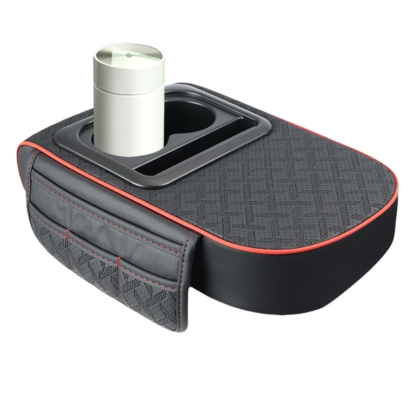 Auto Konsole Getränkehalter, Auto Konsole Organizer mit Getränkehalter Auto Mittelkonsole Abdeckung Multifunktionale Konsole Organizer und Boxmatte von Générique