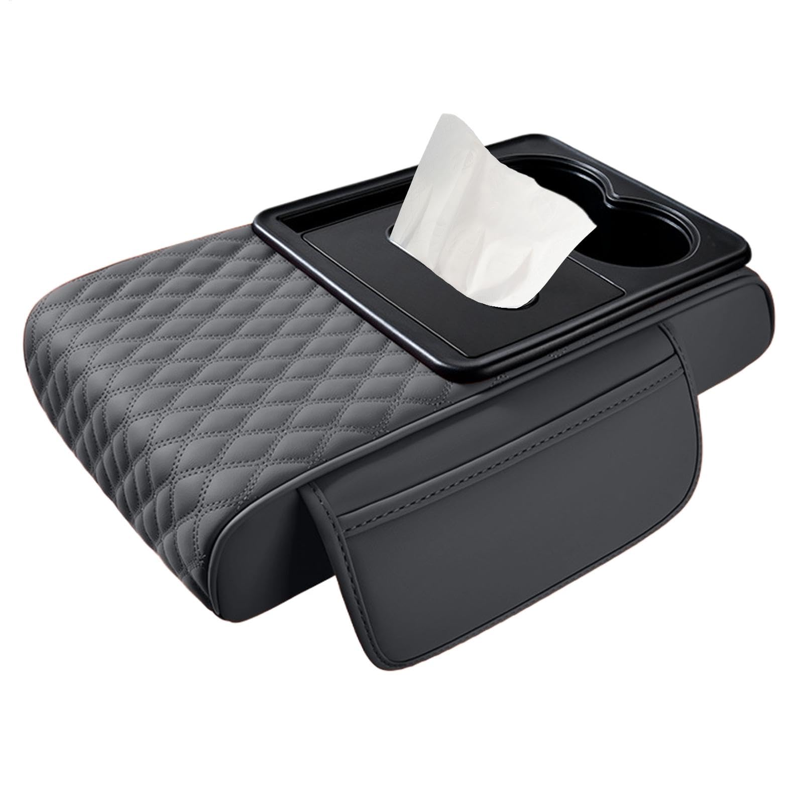 Auto-Konsolenhalter, 5-in-1 Armrest Cover für Auto, 35,6 x 17,8 x 7,87 x 6,9 cm, multifunktional, Auto-Konsole, Organizer, Zubehör für Männer und Frauen, Reisezubehör von Générique