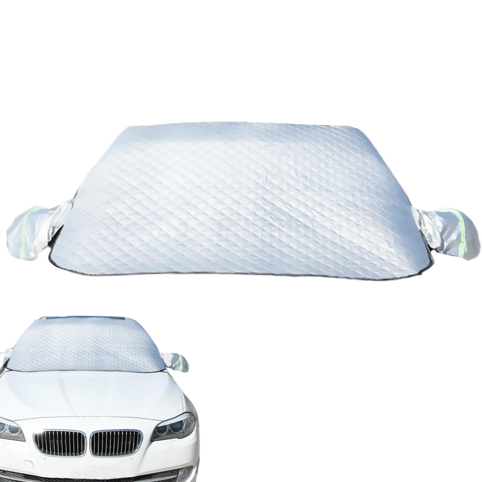 Auto-Sonnenschutz für die Front, Premium Qualität, Windschild, einfache Installation für Sonnenblende, kompakte Auto-Sonnenblende, Windschutz vor Sonne, Custom Fit Auto, Sonnenblende, reflektierende von Générique