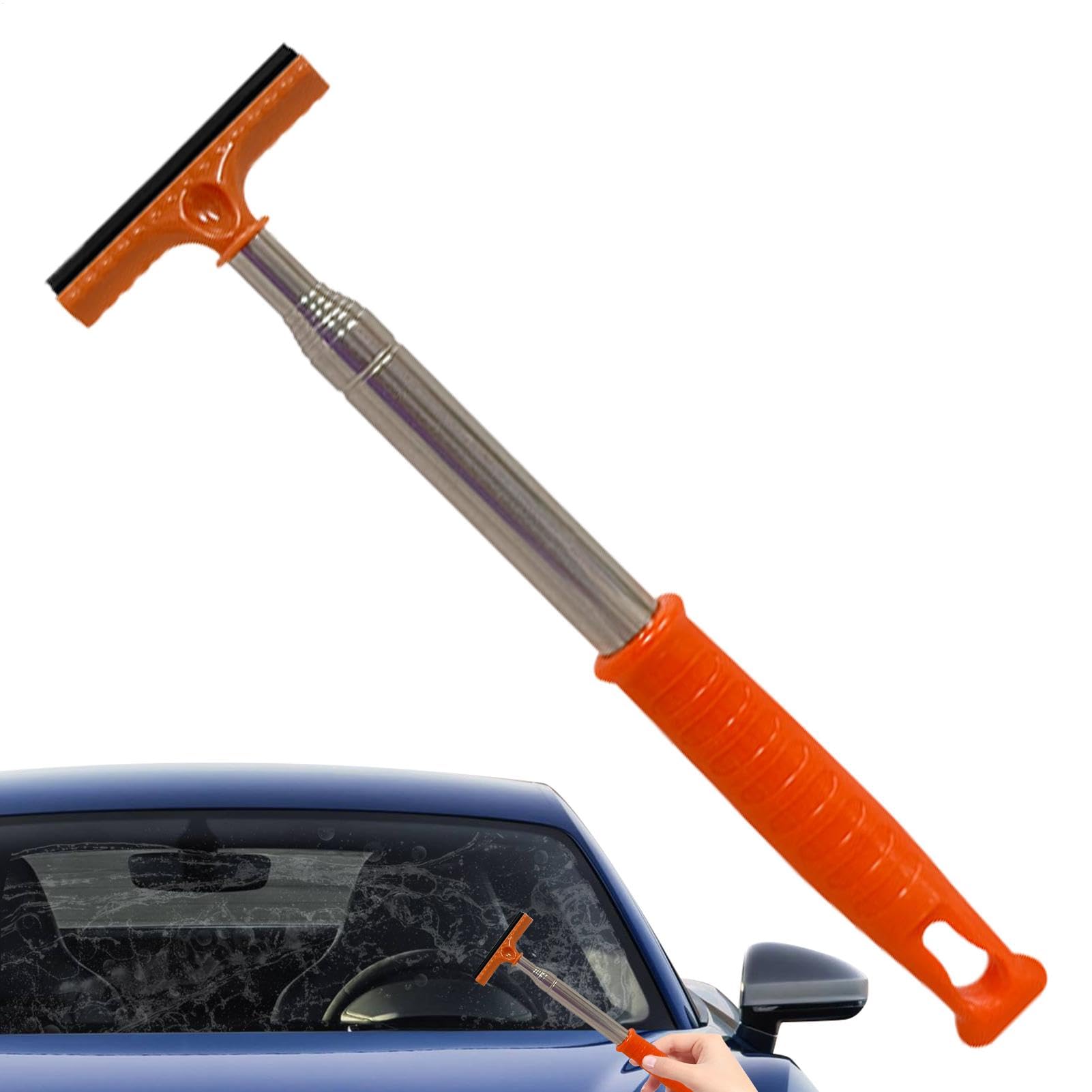 Auto-Window Cleaner, ausziehbarer Handle Car Cleaner, Autowindshield Wiper, einziehbarer Wasser-Mist Cleaner, tragbarer Auto-Squeegee mit ausziehbarem Griff, Seiten- und Rückfahrreiniger für von Générique