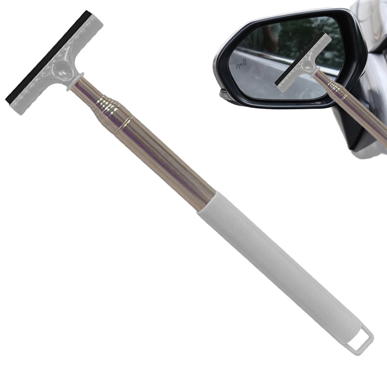 Auto-Windshield Wiper, einziehbarer Wasserreiniger, tragbarer Autoreiniger, ausziehbarer Handle Wiper, Seitenreiniger, Rearview Cleaner, Windshield Squeegee Cleaner, Autozubehör Wiper von Générique