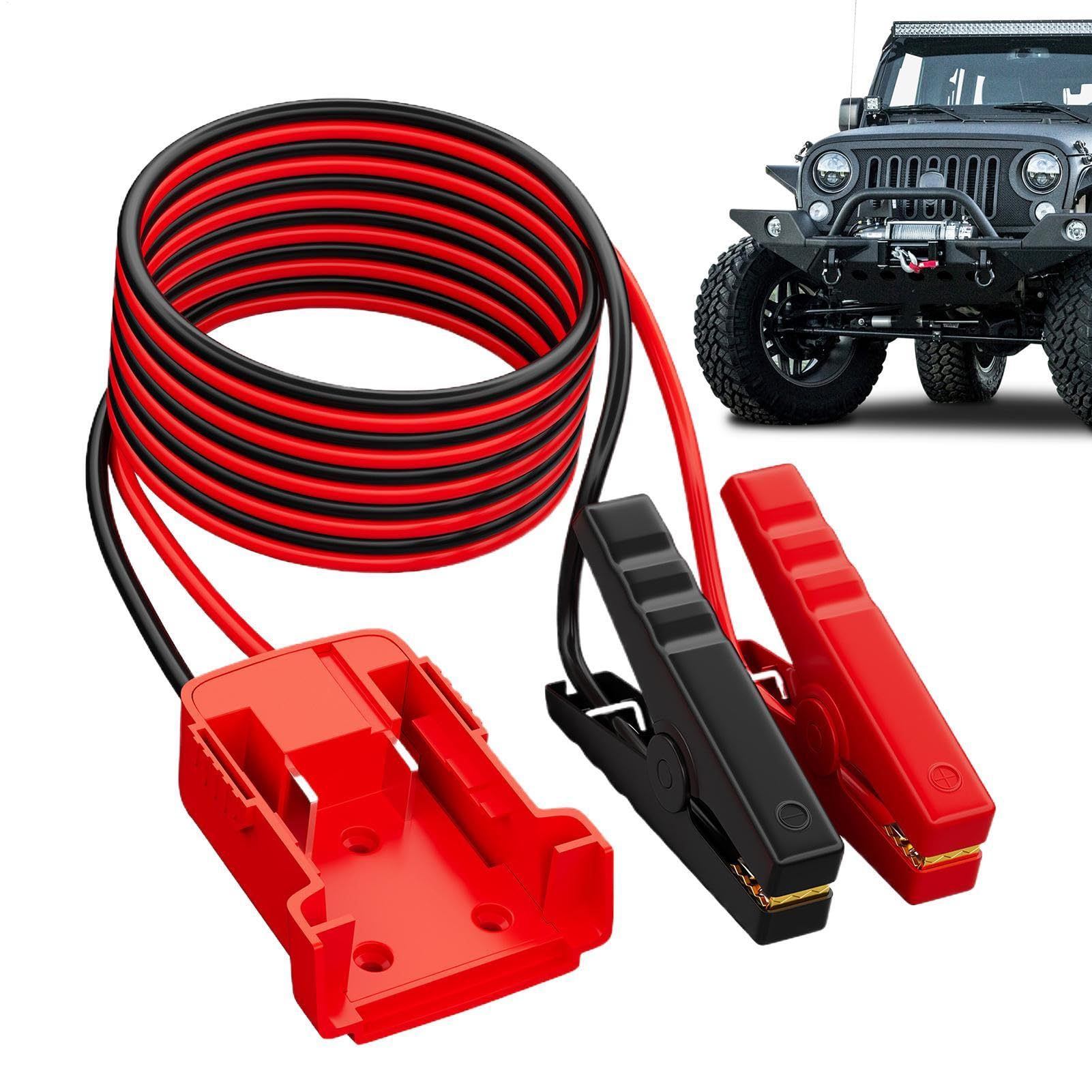 Batterie-Reiterkabel – Hochstrom-Pull-Set, Sprühdraht für Autos | LKW-Batterie-Booster-Kabel, Schnellverbindungskabel, Reiterkabel Ex Batterie-Reiterkabel – Hochstrom-Pull-Set, Sprühdraht für Autos | LKW-Batterie-Booster-Kabel, Schnellverbindungskabel, Reiterkabel Ex von Générique