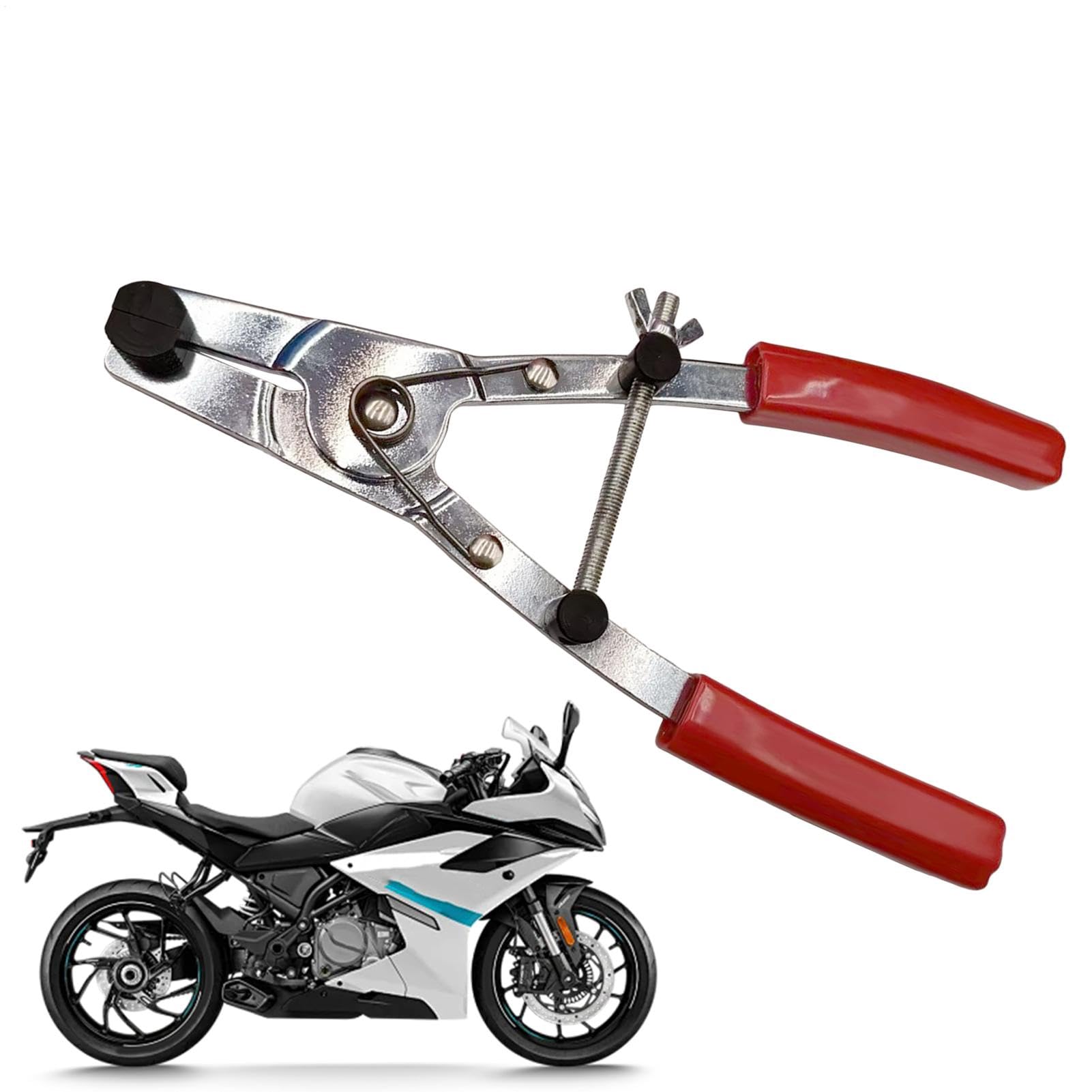 Bremskabel-Pinzetten für Motorrad, Motorrad, Bremskolben, Bremskolben, Bremskolben, Bremssperre aus Karbonstahl, Rücktraktor – ergonomisches Entfernungswerkzeug Bremskabel-Pinzetten für Motorrad, Motorrad, Bremskolben, Bremskolben, Bremskolben, Bremssperre aus Karbonstahl, Rücktraktor – ergonomisches Entfernungswerkzeug von Générique