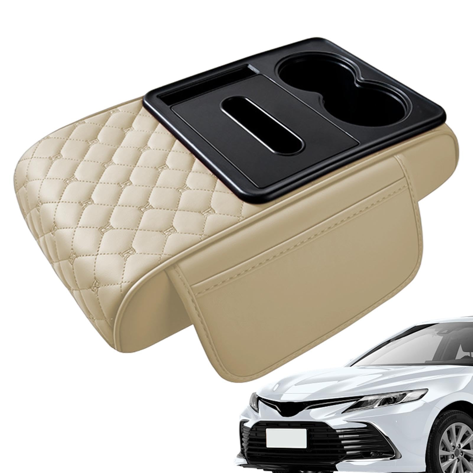 Car Armrest Pad, Center Console Cover, Armrest Cushion, Car Elbow Rest, Vehicle Armrest Protector, Center Console Pad 36 x 20 x 7 cm (14,17 x 7,87 x 2,75 Zoll) für Business Trip, Commuting von Générique