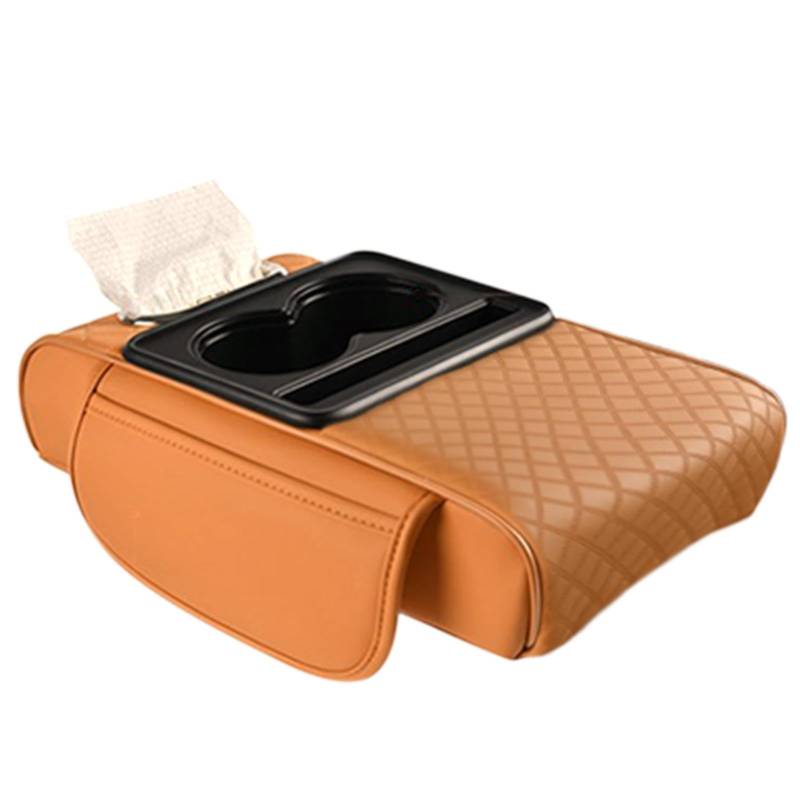 Car Armrest Storage Box, Center Console Armrest Cushion Organizer, Armrest Storage Organizer Box Arm Rest for Car Suvs Trucks, Car Armrest Box, Car Console Storage, Car Armrest Organizer von Générique