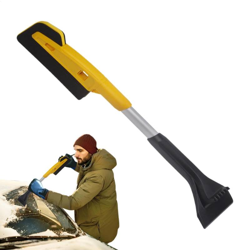 Extendable Ice Scrapers | Abnehmbarer Schneeschneider | Windshield Snow Brush | Heavy Duty Snows Scraper, No-Scratch Snows Brush, Car Snow Removal Tool, Abnehmbarer Eiskratzer, Eiskratzer für von Générique