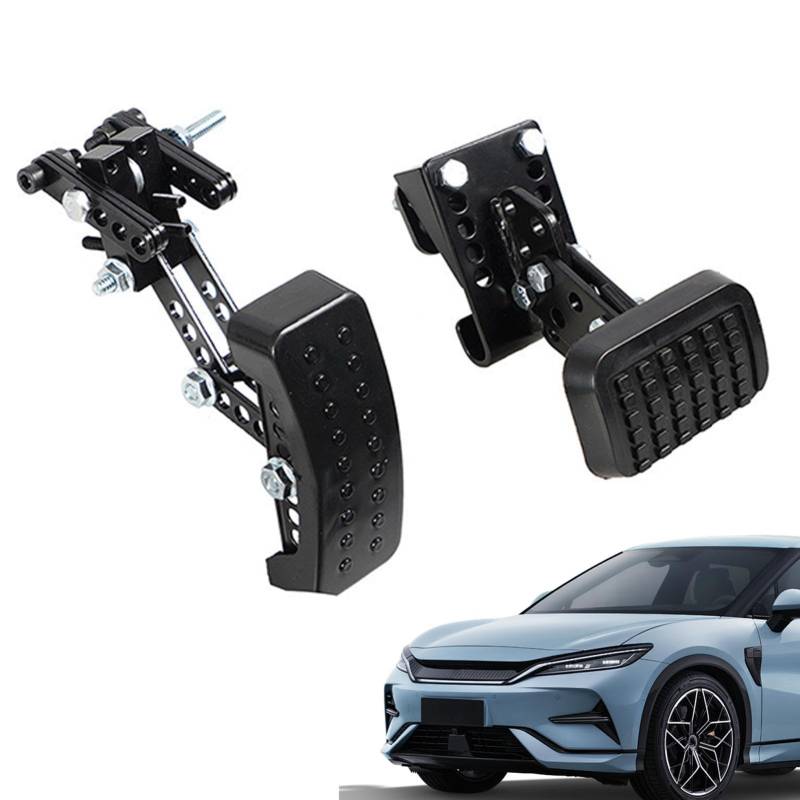 Extended Brake Pedal, Adjustable Short Driver Brake Pedal Extender, Easy Install Lightweight Vehicle Accelerator Extension Pad for Enhanced Driving Comfort, Black von Générique