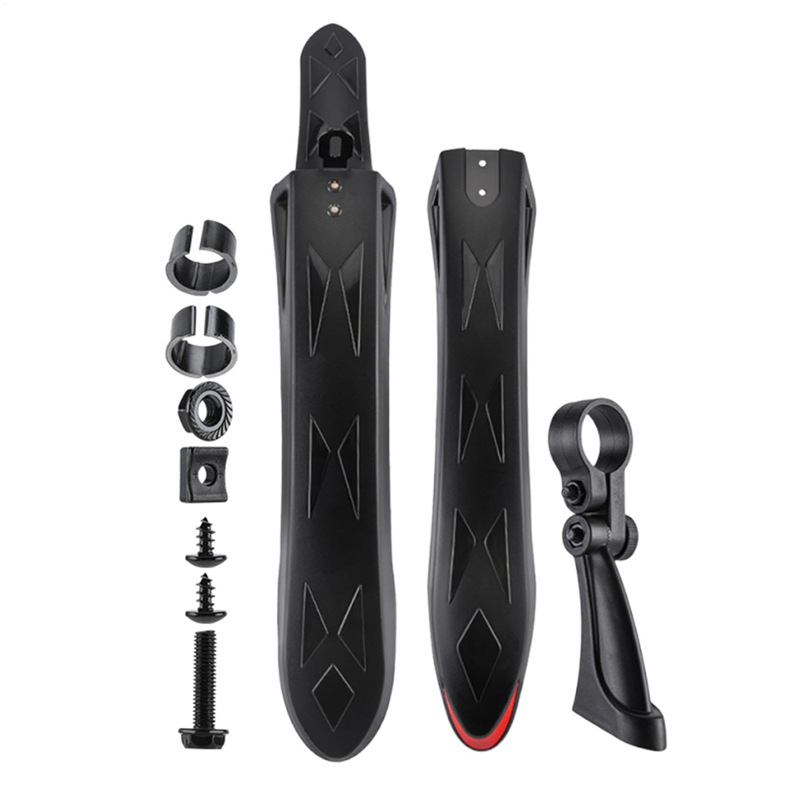 Fahrrad-Mudguard-Set, Mudguard Set, Front-Mudguard, Rückmudguard, Outdoor Radfahren, Radfahren, Modifikation, einfache und stylische Fahrradausrüstung für lange Reise, Stadtfahrt, Outdoor-Abenteuer von Générique