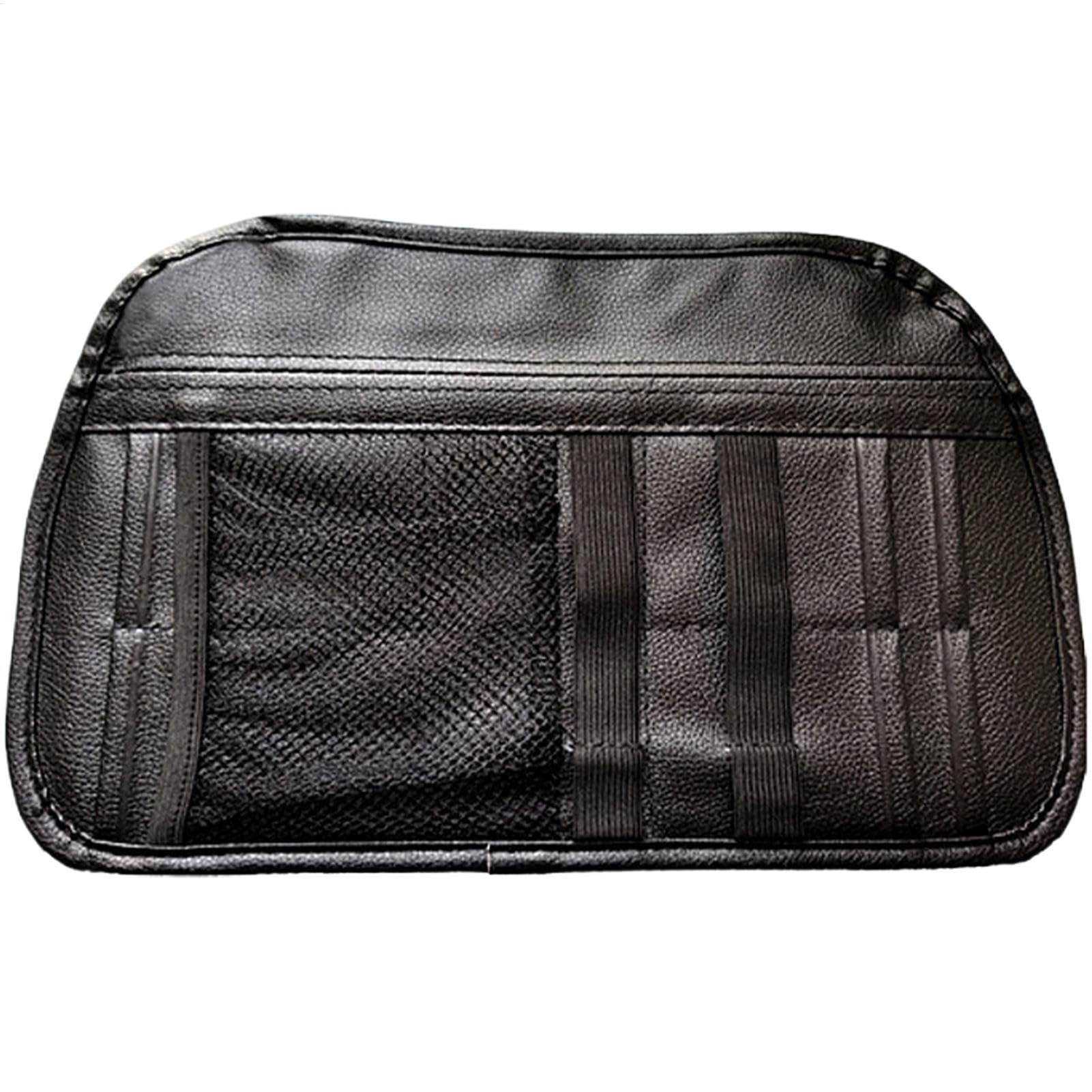 Générique Auto-Sonnenvisier-Organizer, Visor-Tasche, 30,6 x 17,87 cm, weiches Leder, multifunktional, Auto-Innenaufbewahrungshalter für Karten, Tickets, Sonnenbrillen und Essentials von Générique