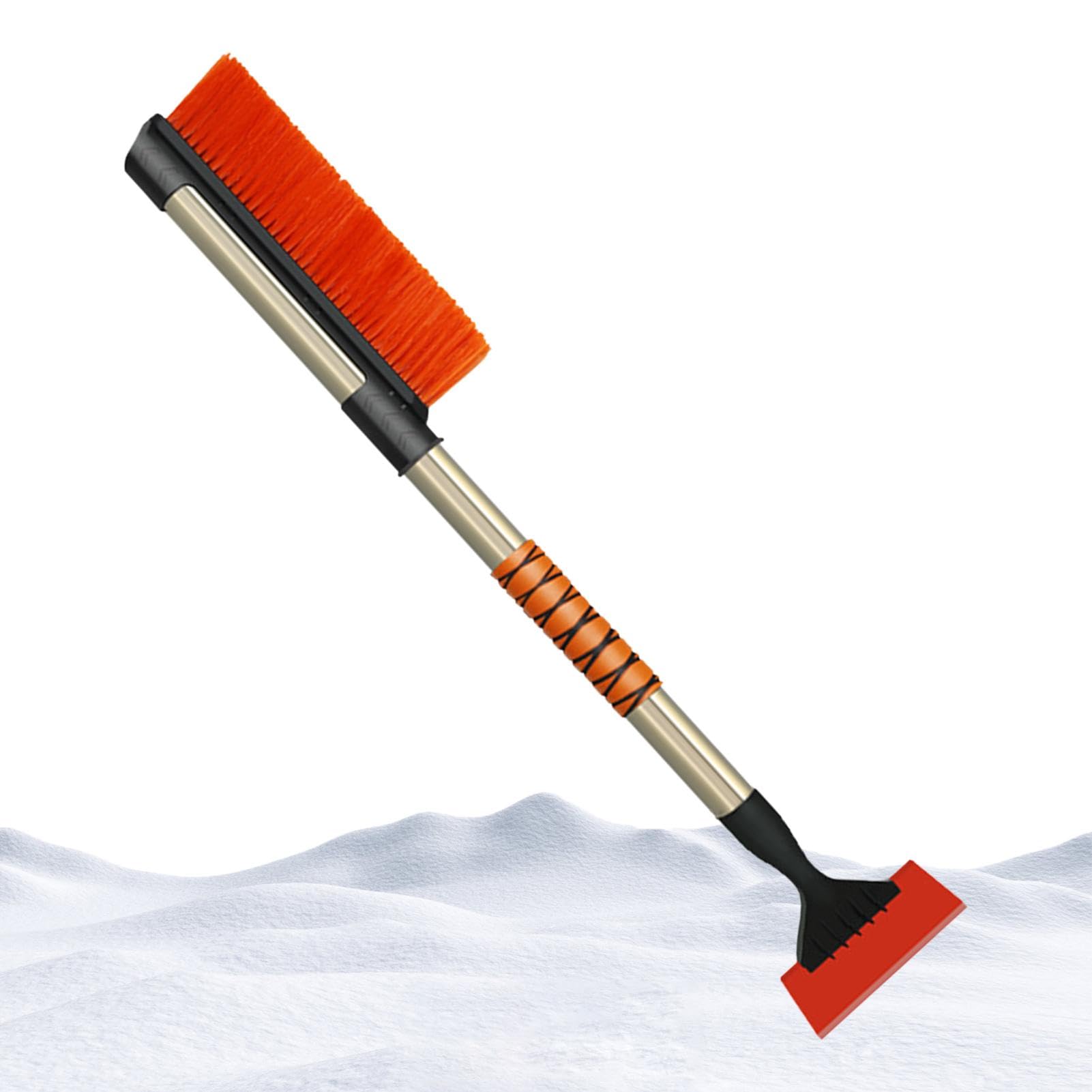 Générique Car Snow Brush | Ice Scraper Tool | Windshield Snow Removal | Foam Grip Scraper, Auto Ice Remover, Truck Windshield Scrapers, Car Cleaning Tool, Heavy-Duty Snow Brush, Portable Ice Scraper von Générique