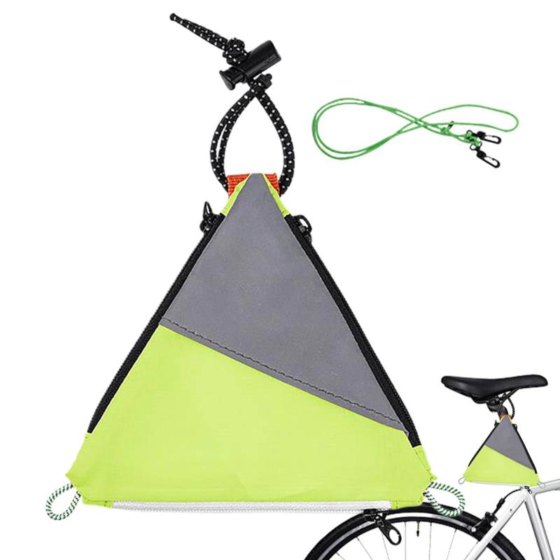 Générique Fahrradtasche für Rücksitz und Gepäckträger, Dreieckstasche, große Kapazität, reflektierendes Radsport, wasserdicht, große Kapazität, dreieckig, für und Grocery Cycling von Générique