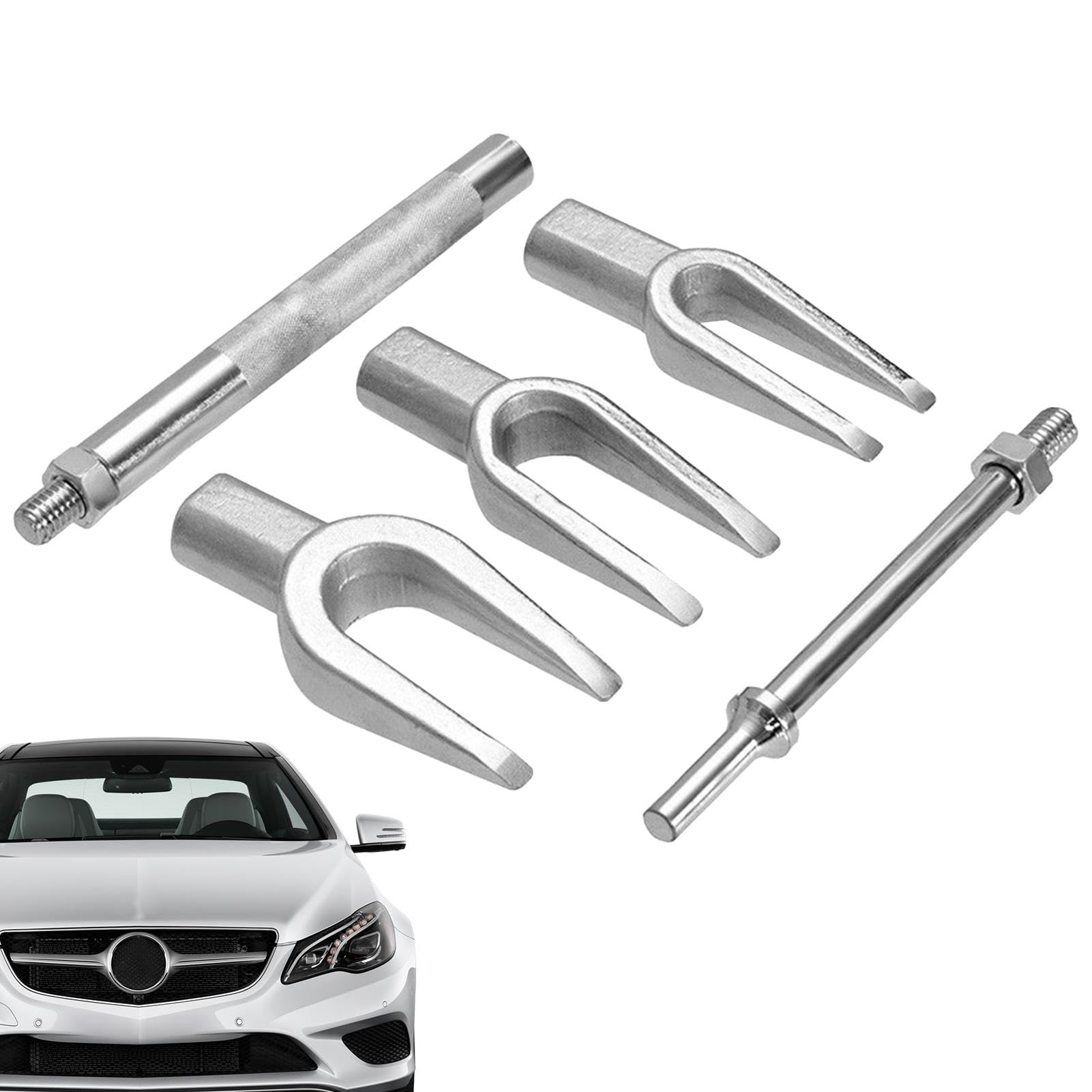 Générique Kugelgelenk-Entferner-Werkzeug-Set | 5 x Pickle Fork Set für einfache Dichtung | Automotive Dichtung Splitter mit Aufbewahrungskoffer | Fork Typ Separator für Auto und LKW Wartung von Générique