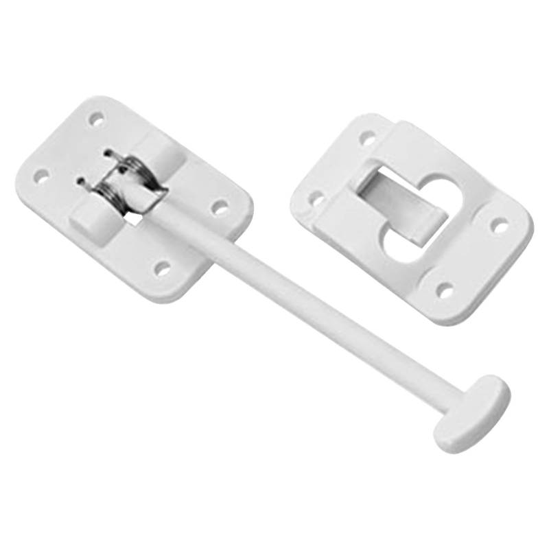 Générique RV Door Holder Latch, Windproof T Style Trailer Door Hook 1,73 x 7,33 Zoll, tragbar, Secure Set, Adjustable Locking Tools, Hardware Catch Hook Or Road Trips von Générique