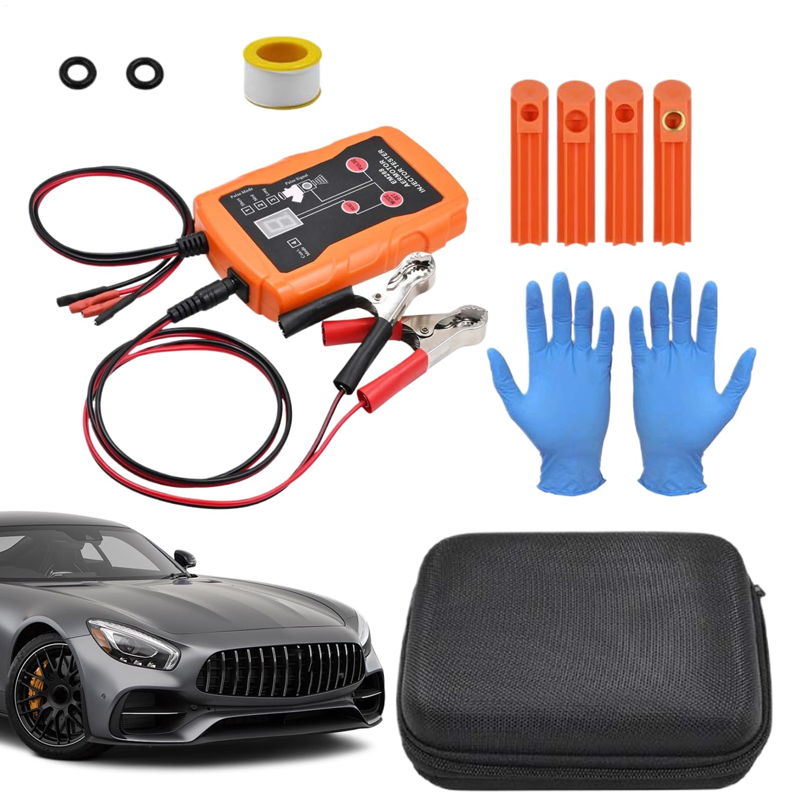 Générique Tester und Reiniger für Kraftstoffeinspritzdüsen | Reiniger für Kfz-Einspritzdüsen – kompaktes Reparatur-Set mit Test- und Reinigungsfunktion für Kfz-Induktionssysteme Générique Tester und Reiniger für Kraftstoffeinspritzdüsen | Reiniger für Kfz-Einspritzdüsen – kompaktes Reparatur-Set mit Test- und Reinigungsfunktion für Kfz-Induktionssysteme von Générique