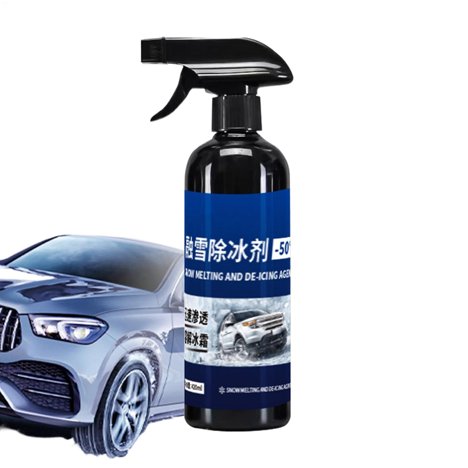 Générique Windshield, Fast Defrosting Deicing Spray, tragbares Schneemelterflüssigkeit, Window Ice Melting Spray for, Spiegel, Key Locks, 1 Pack, Effiziente Wintervorbereitung von Générique