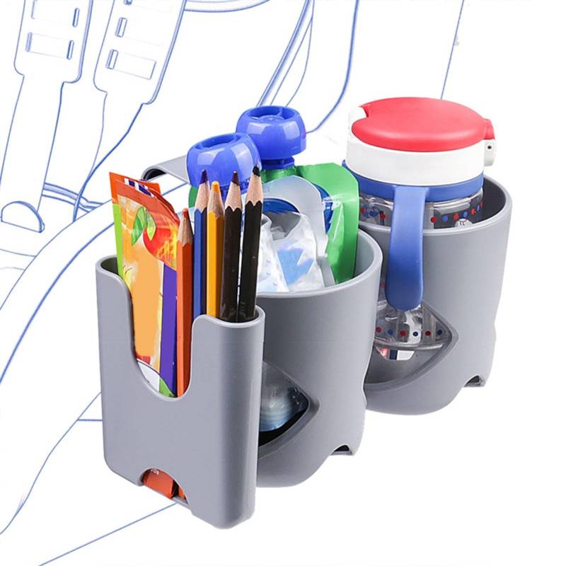 Getränkehalter für Kinder, Getränkehalter für Kinderwagen, Getränkehalter für Autositz, verstellbarer Getränkehalter für Kindersitze, für Tasse, Flasche, Stift, Bleistift von Générique