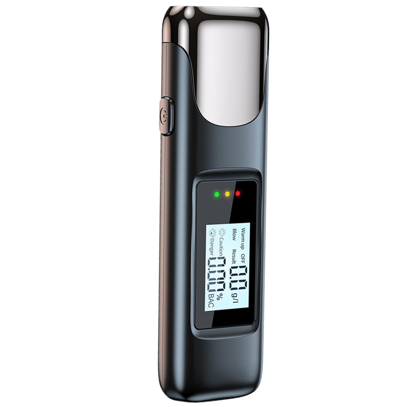 High Precision Breathalyzer, tragbarer Alkoholtester, LCD-Display, Alcohol-Checker, USB, wiederaufladbar, Breathalyzer, Präzisions-Tester, tragbar, für Alkoholmessung und Trinken von Générique