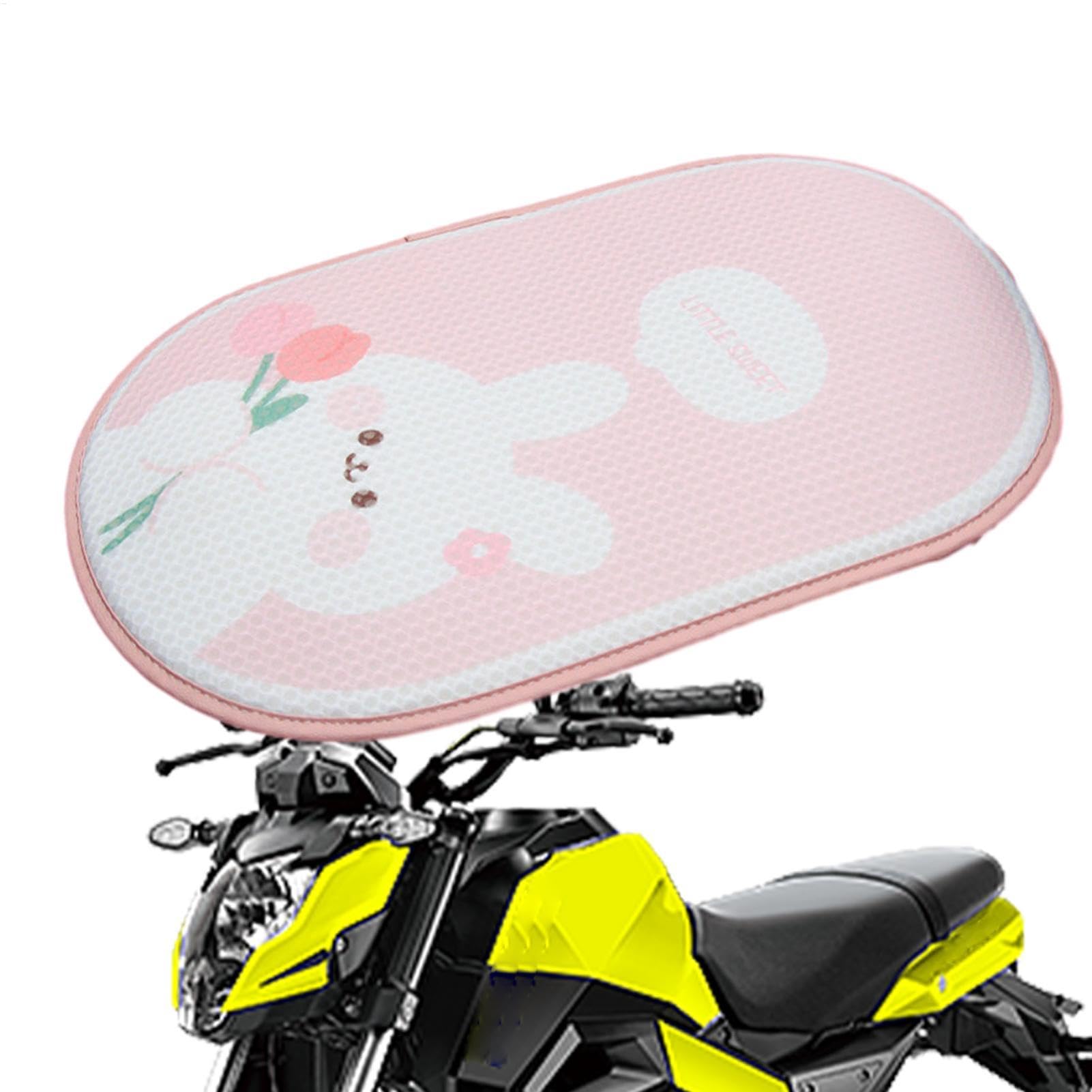 Motorrad-Sitzkissen | Motorrad-Sonnenschild, Sitzkissen, Mattenbezug | niedlicher Sonnenschutz für Motorrad für schnelles Trocknen und Wärmeisolierung von Générique