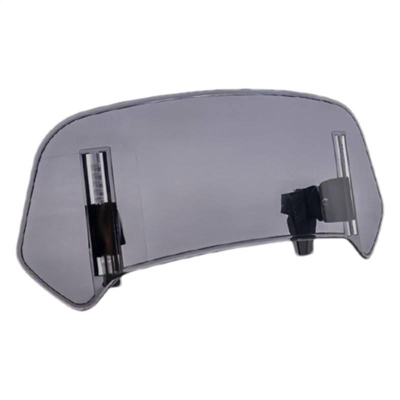 Motorrad-Windshield-Verlängerung, höhenverstellbarer Windshield-Spoiler, Motorrad-Luft-Deflector, erhöhter Windschutz für Dirt & Racing Bikes, passend für 30 x 18 cm, Acryl von Générique