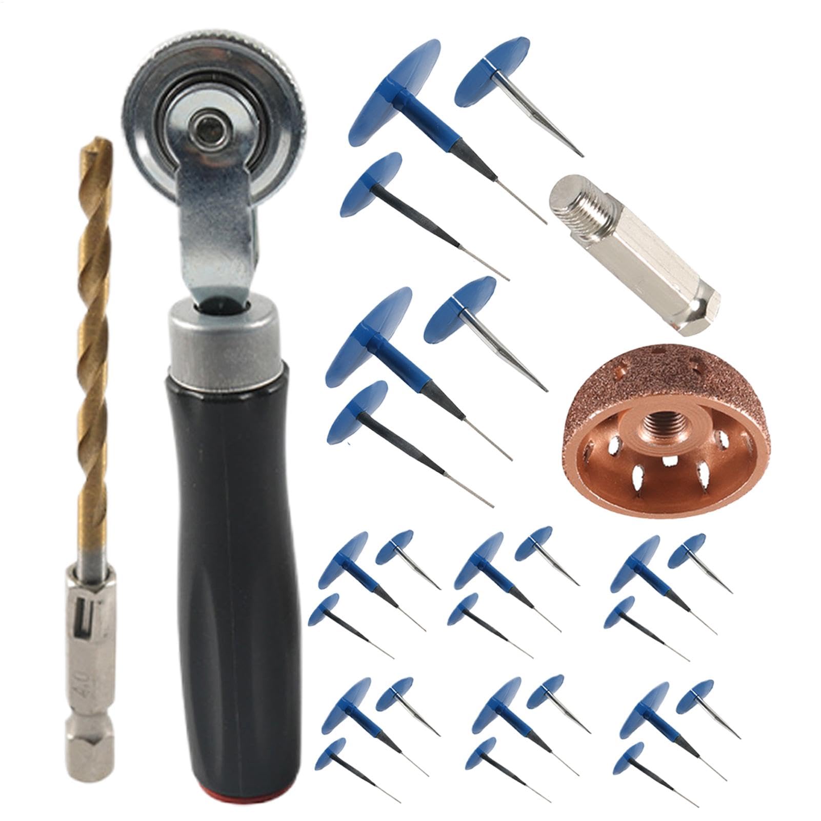 Mushroom Plug Kit, Kfz-Reparatur-Set, Gummi, Reparaturset, Reifenreparatur, Werkzeuge, Motorrad, Reifen-Reparaturset, effizientes Abziehen von Werkzeugen, Bus von Générique