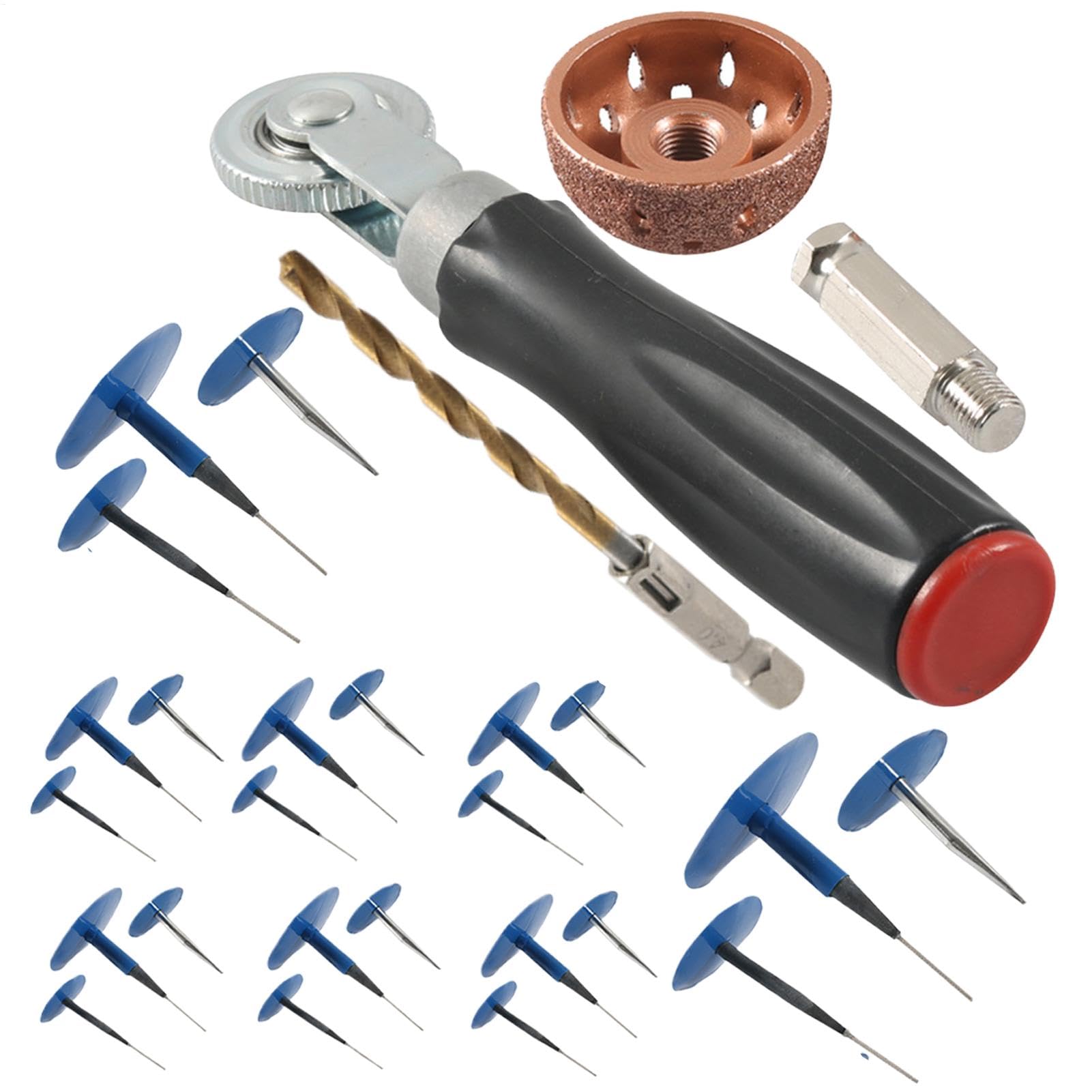 Mushroom Reifen-Reparatur-Set, Auto-Reifen-Reparatur-Set, Reifen-Reparatur-Set, Reifen-Reparatur-Set, Truck Tyre Plug Kit, Motorrad Reifenreparatur-Set, Bus Reifenreparaturwerkzeug, Mushroom von Générique