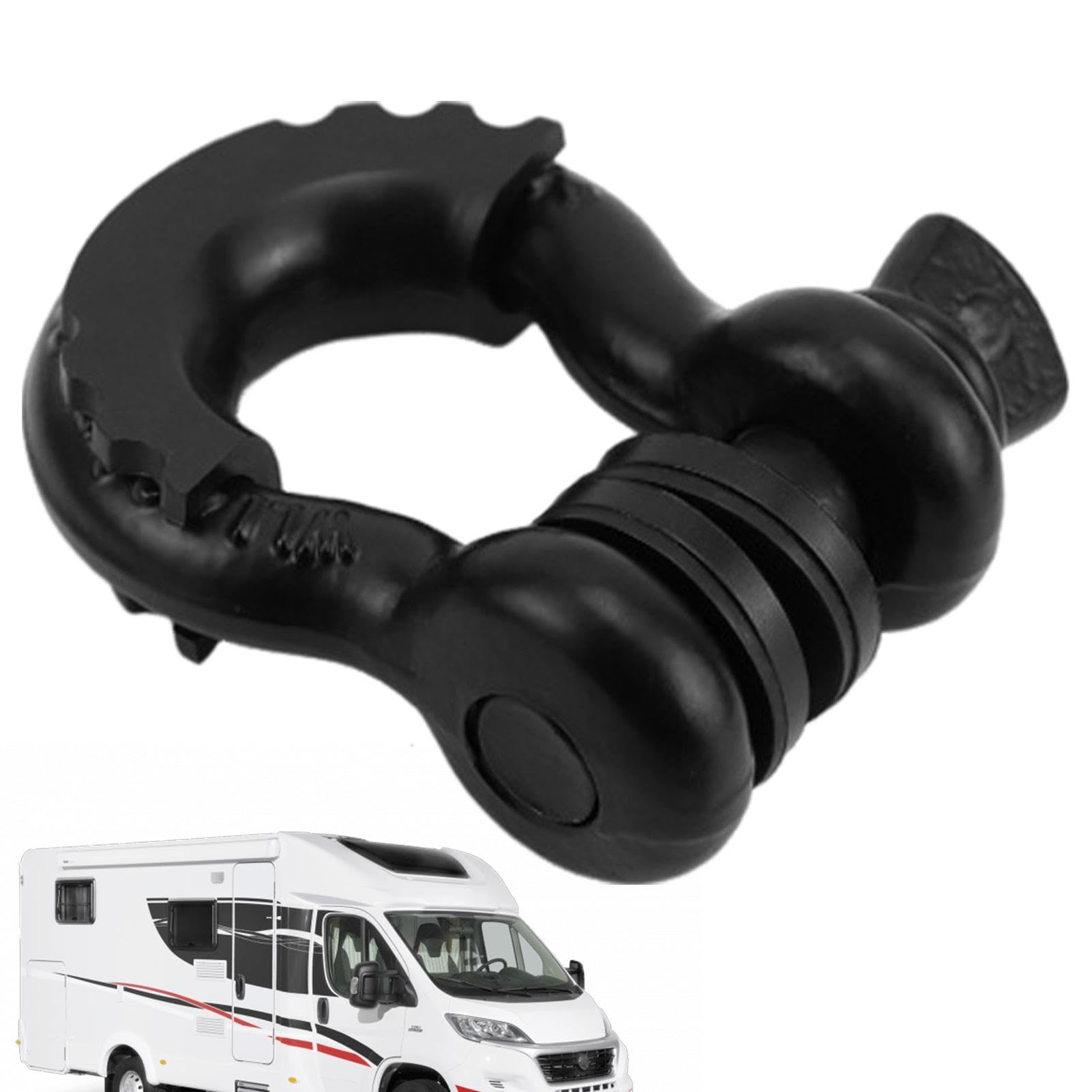 Off Road Recovery Shackle for Towing 3/4 D Ring Shackle for Heavy-Duty Use 41887 lbs Break Strength Bow Shackle Large Tow Strap Shackle with Recovery Shackle for Trucks von Générique