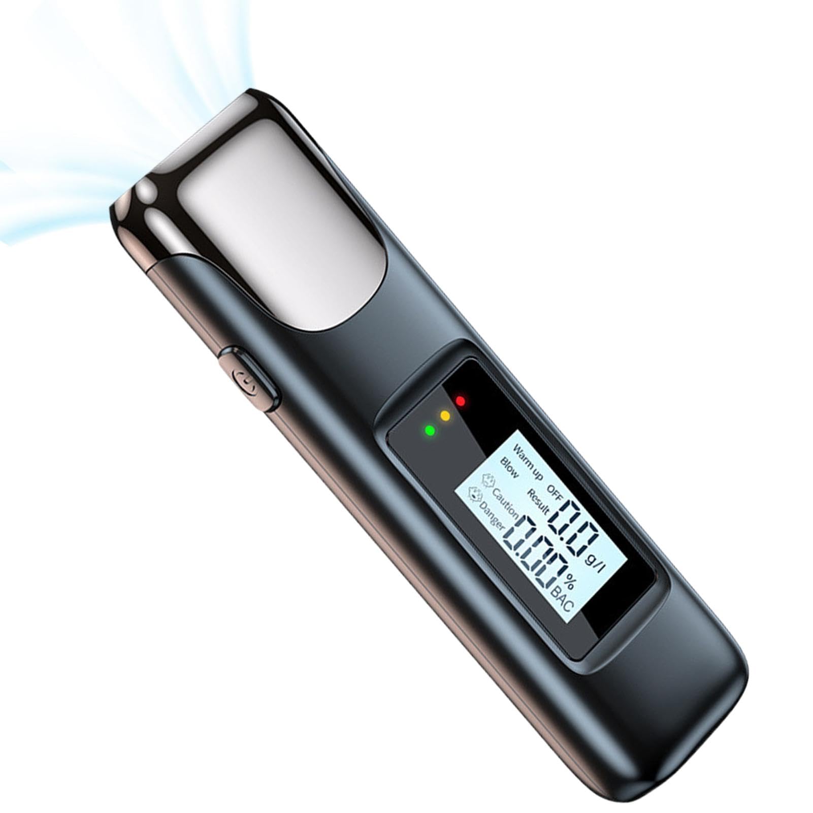 Personal Breathalyzers, digitaler Alkoholdetektor, LCD-Display, hohe Präzisions-Alkoholtester, tragbarer Alkoholdetektor, wiederaufladbarer Breathalyzer, Alkoholmessgerät, USB-Anschluss, von Générique