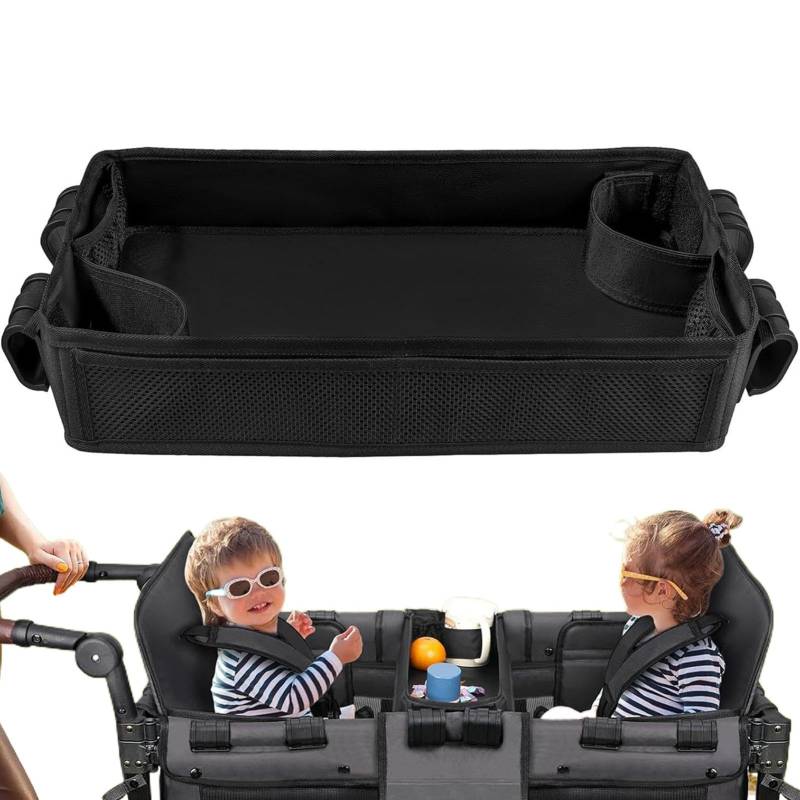 Premium Wonderfold | Wonderfold Snack Tray W4 | Zubehör, Stroller Snack Tray, Stroller Snack Tray Attachment, Snack Tray for Stroller von Générique