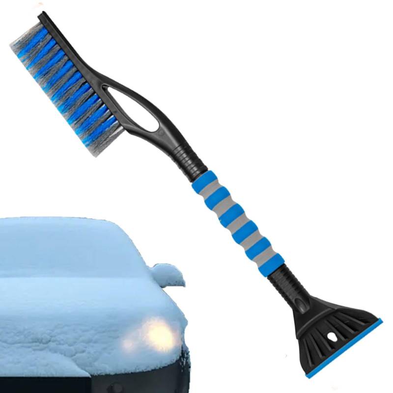 Snow Brush And Ice Scraper | Abnehmbarer Eiskratzer | Auto Snow Scraper, Winter Car Zubehör, Automotive Snow Brush, SUV Snow Brush, Truck Ice Scraper, Snow Removal Tool, Snow Brush For Car, von Générique