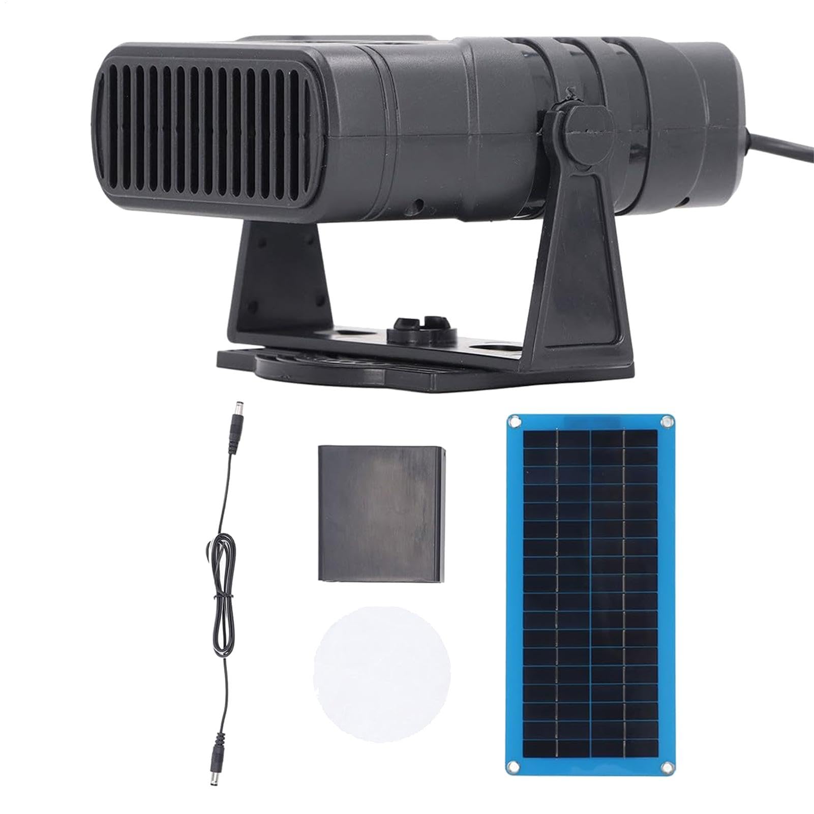 Solar Panel Car Heater, Portable Solar Powered Windshield Defogger, Compact Truck Heater, Polycrystalline Silicon DC Buchse für effizientes Heizen & Laden (43,5 x 20 cm) von Générique