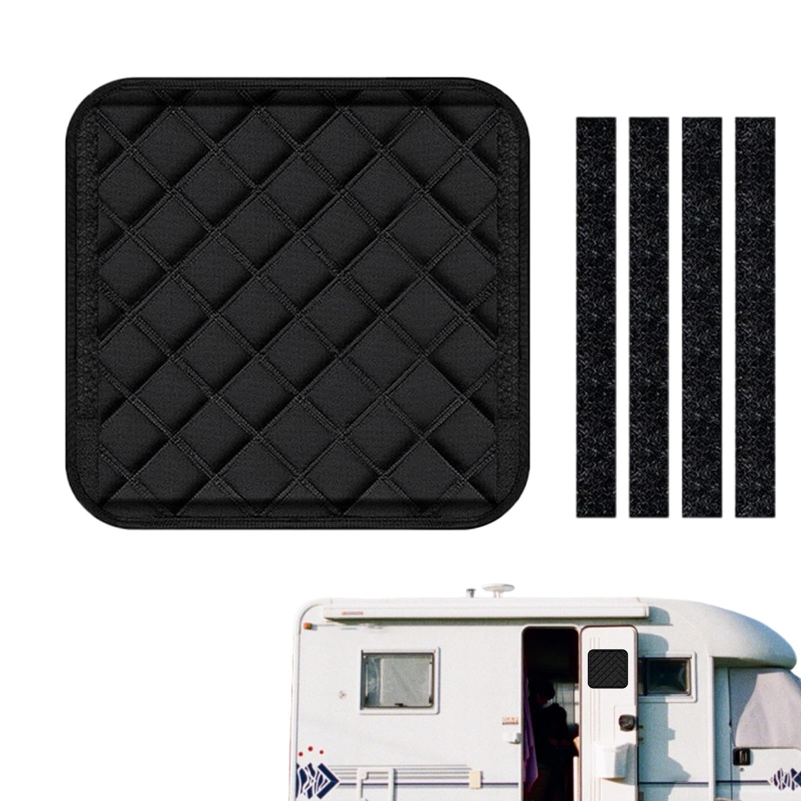 Sturdy RV Door Shade Cover, Adorable RV Windshield Sun Barrier, Foldable RV Sun Block Windshield Cover, Hook and Loop RV Windshield Blinds Shade for UV Protection and Privacy von Générique